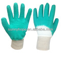 Interlock liner with latex gloves